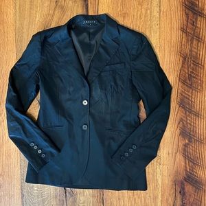 Theory Classic Black Blazer, Great Basic, Perfect to Dress Up or Down, Size 8